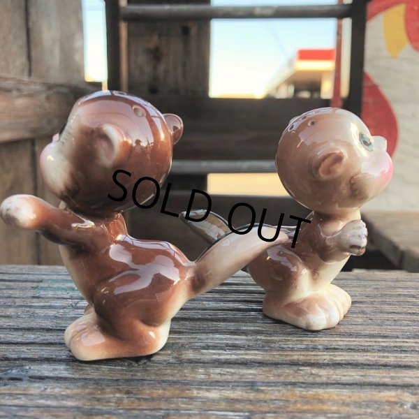 画像4: Vintage Japan Squirrel Chipmunk Salt and Pepper Shakers (B756) (4)