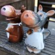 画像7: Vintage Japan Hippo Salt and Pepper Shakers (B759) (7)