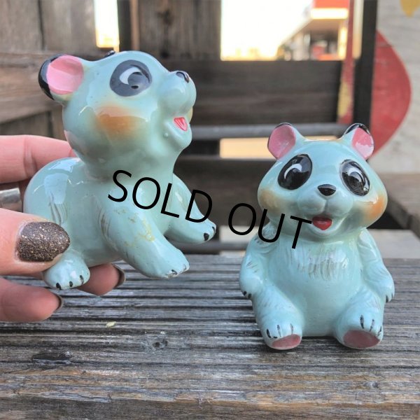 画像10: Vintage Japan Panda Bear Salt and Pepper Shakers (B757) (10)