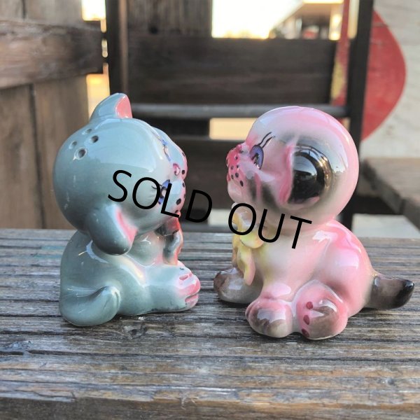 画像2: Vintage Japan Kitty Cat Salt and Pepper Shakers (B758) (2)