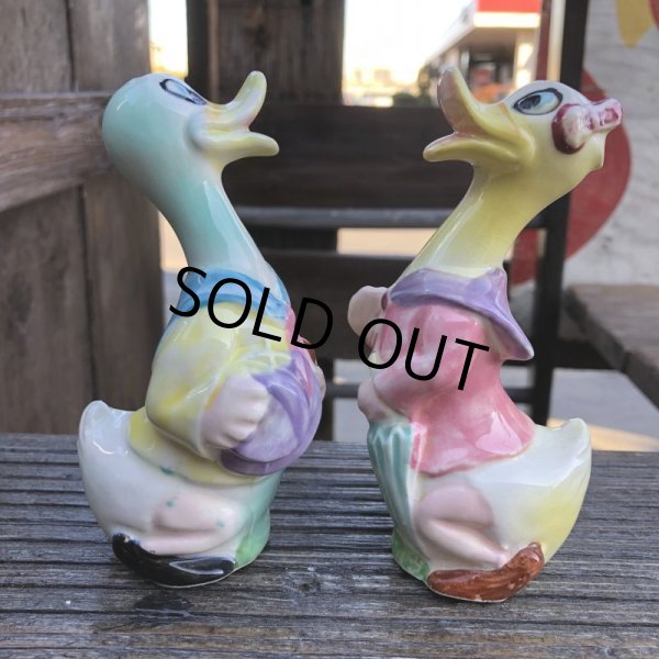 画像2: Vintage Japan Duck Salt and Pepper Shakers (B760) (2)