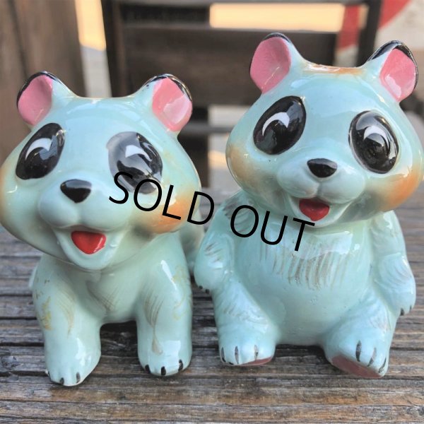 画像5: Vintage Japan Panda Bear Salt and Pepper Shakers (B757) (5)