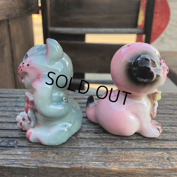 画像4: Vintage Japan Kitty Cat Salt and Pepper Shakers (B758) (4)