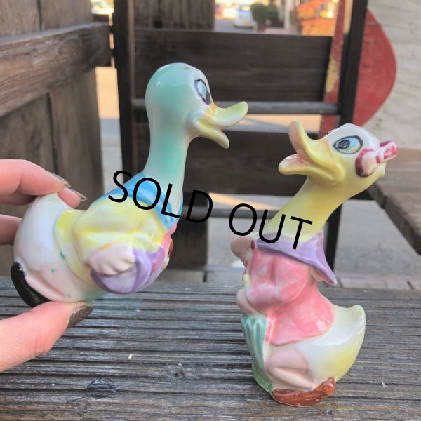画像9: Vintage Japan Duck Salt and Pepper Shakers (B760) (9)