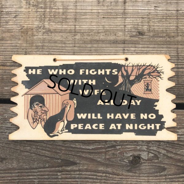 画像2: 50s Vintage Comic Card Plak Sign (B110) (2)