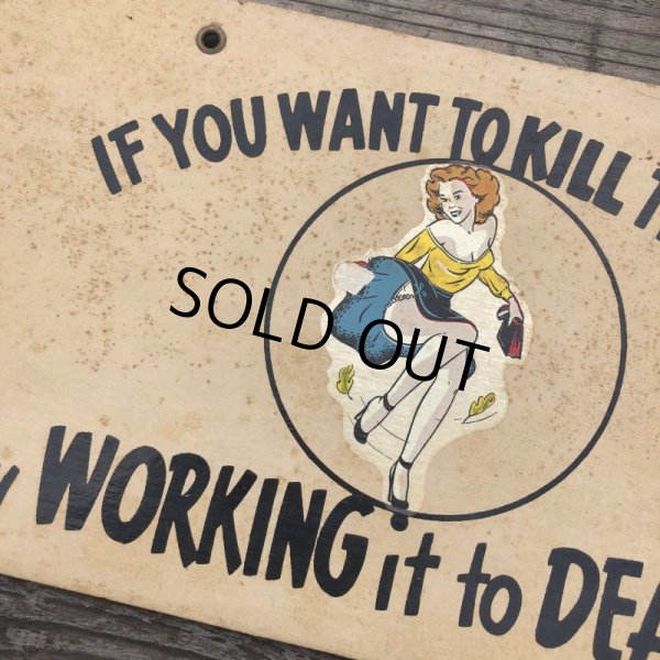 画像3: 50s Vintage Comic Card Plak Sign (B106) (3)