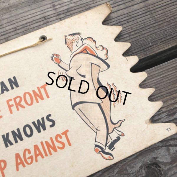 画像3: 50s Vintage Comic Card Plak Sign (B109) (3)