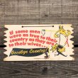 画像2: 50s Vintage Comic Card Plak Sign (B104) (2)