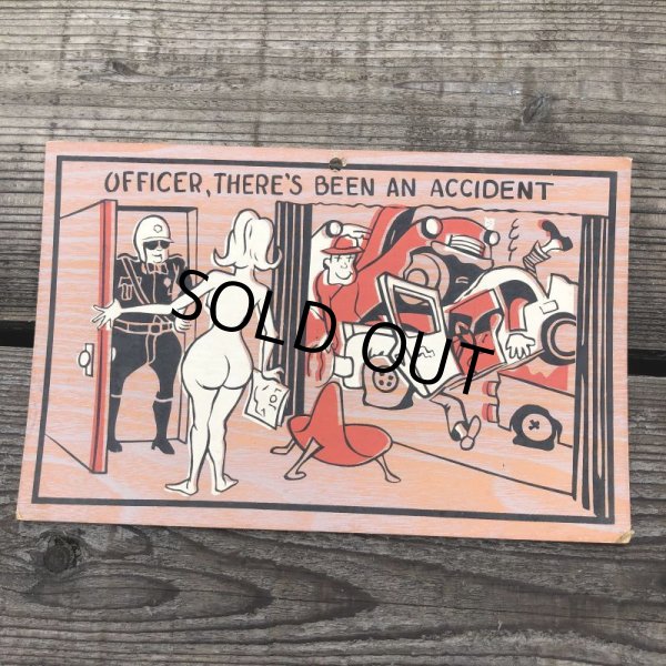 画像2: 50s Vintage Comic Card Plak Sign (B120) (2)