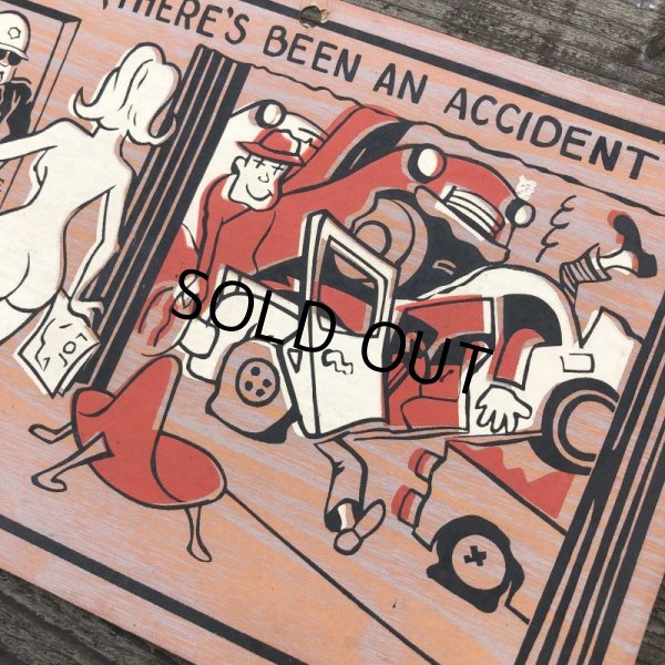 画像4: 50s Vintage Comic Card Plak Sign (B120) (4)