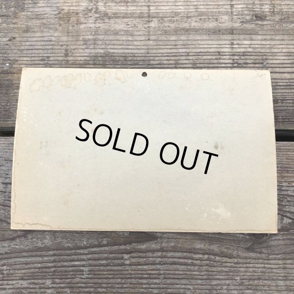 画像4: 50s Vintage Comic Card Plak Sign (B111) (4)