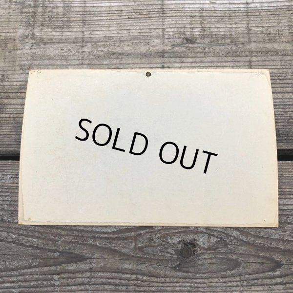 画像4: 50s Vintage Comic Card Plak Sign (B112) (4)