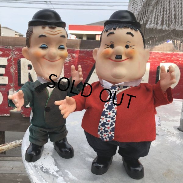画像2: 70s Vintage Laurel & Hardy Doll Set (B121) (2)