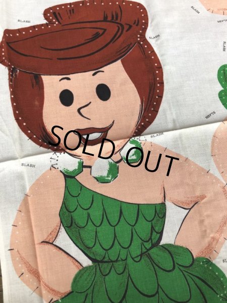 画像5: Vintage The Flintstones Fabric Pillow Doll Kit F&W (B124) (5)