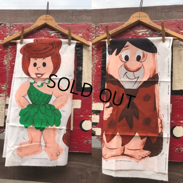 画像1: Vintage The Flintstones Fabric Pillow Doll Kit F&W (B124) (1)