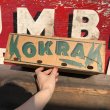 画像6: Vintage Grocery Store Okra Handy Basket (B127) (6)