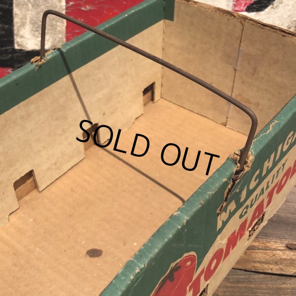 画像7: Vintage Grocery Store Tomato Handy Basket (B129) (7)