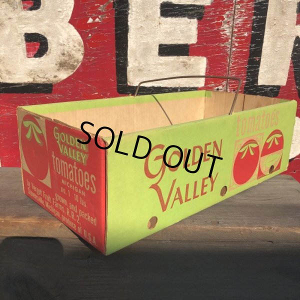 画像2: Vintage Grocery Store Tomato Handy Basket (B126) (2)