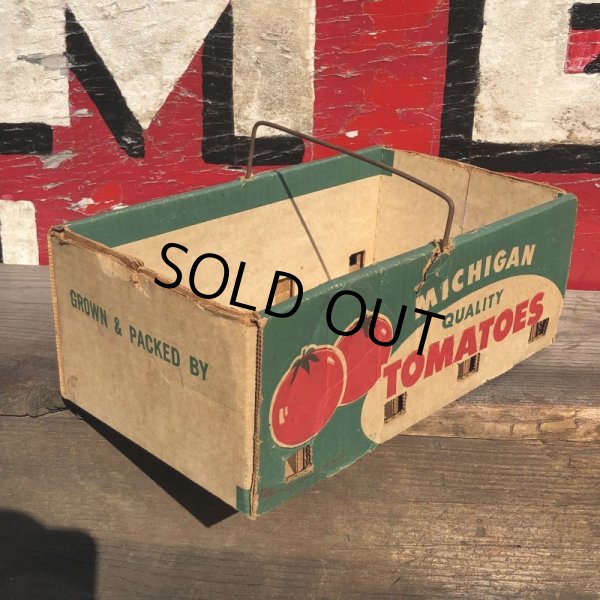 画像5: Vintage Grocery Store Tomato Handy Basket (B129) (5)