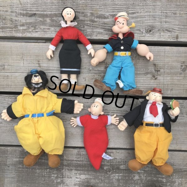 画像2: 80s Vintage Popeye Doll Set by Presents (B131) (2)