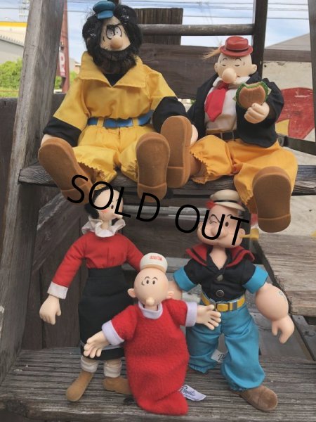 画像1: 80s Vintage Popeye Doll Set by Presents (B131) (1)