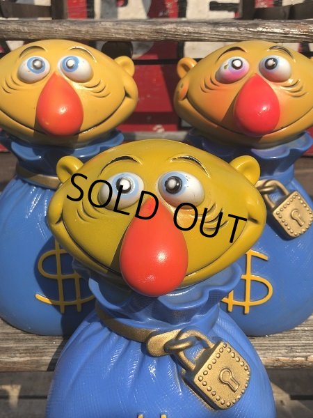 画像10: Vintage Play Pal Bank ＄ Mr.Money Bags (B136) (10)