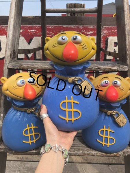 画像11: Vintage Play Pal Bank ＄ Mr.Money Bags (B135)  (11)