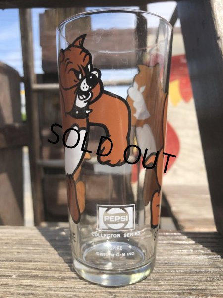 画像2: 70s Vintage Pepsi Glass Tom & Jerry Spike (B139) (2)