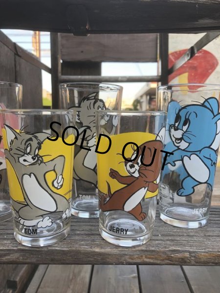 画像9: 70s Vintage Pepsi Glass Tom & Jerry SET (B138) (9)