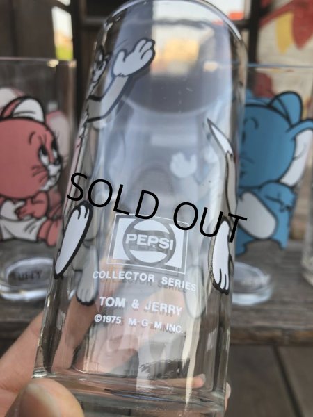 画像10: 70s Vintage Pepsi Glass Tom & Jerry SET (B137) (10)