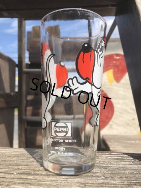 画像2: 70s Vintage Pepsi Glass Tom & Jerry Droopy (B140) (2)