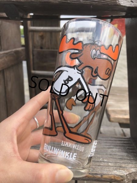 画像4: 70s Vintage Pepsi Glass Bullwinkle (B145) (4)