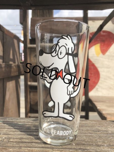 画像1: 70s Vintage Pepsi Glass Mr. Peabody (B149) (1)