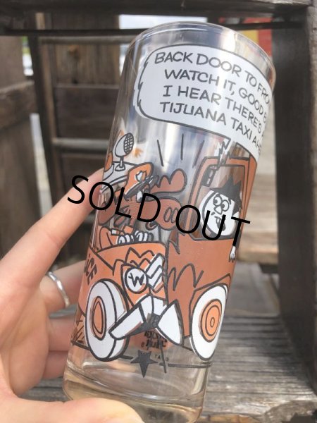 画像6: 70s Vintage Pizza Hut Glass Bullwinkle and Boris (B147) (6)