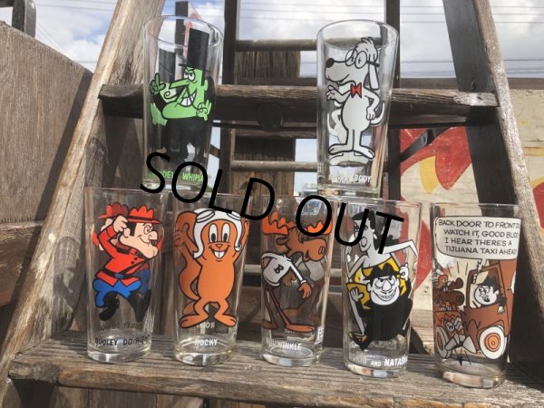 画像6: 70s Vintage Pepsi Glass Boris & Natasha (B142) (6)