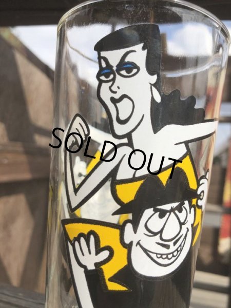 画像4: 70s Vintage Pepsi Glass Boris & Natasha (B142) (4)
