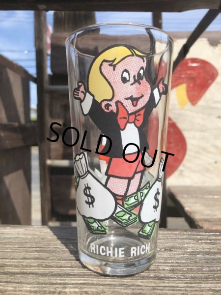 画像1: 70s Vintage Pepsi Glass Richie Rich (B150) (1)