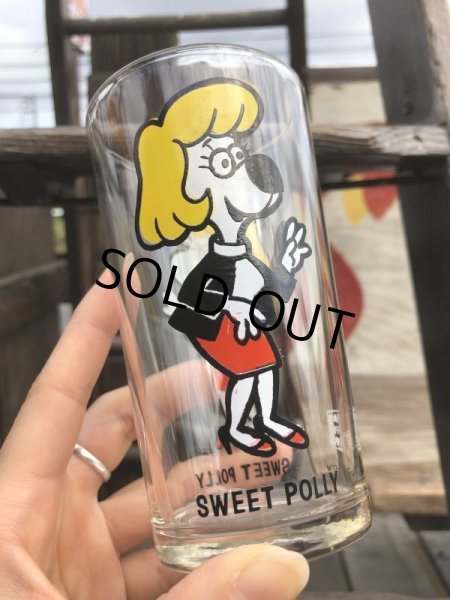 画像5: 70s Vintage Pepsi Glass Sweet Polly Small Size (B157) (5)