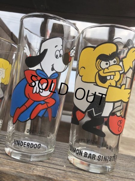 画像6: 70s Vintage Pepsi Glass Simon Bar Sinister (B160) (6)
