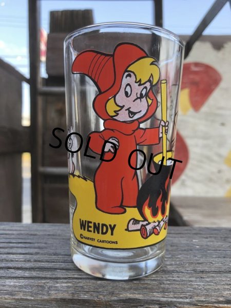 画像1: 70s Vintage Pepsi Glass Wendy (B155) (1)