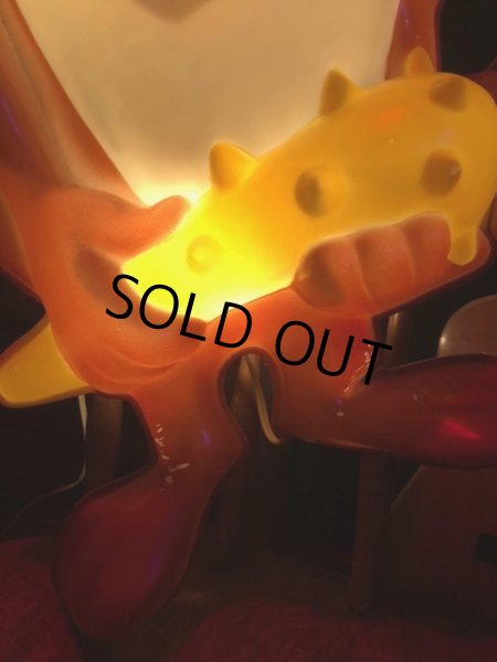 画像9: Vintage Looney Tunes TAZ Wall Decor Lighted (B162) (9)