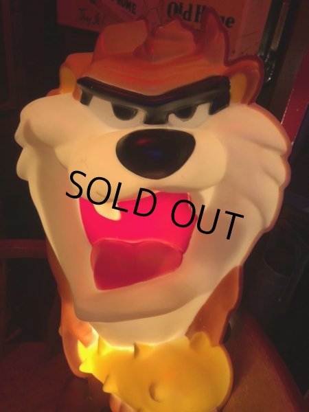 画像12: Vintage Looney Tunes TAZ Wall Decor Lighted (B162) (12)