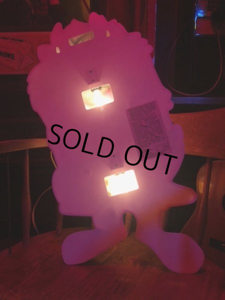 画像5: Vintage Looney Tunes TAZ Wall Decor Lighted (B162) (5)