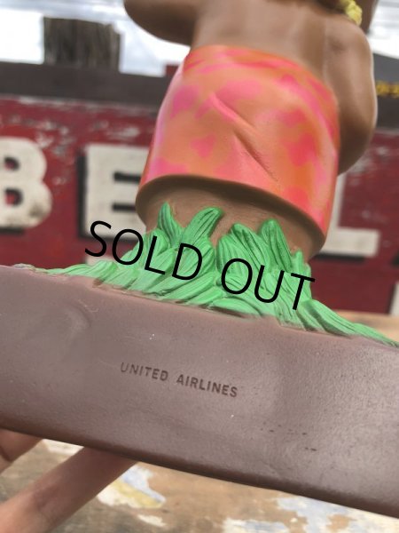 画像9: 70s United Airline Menehune Vinyl Coin Bank Original (B167) (9)