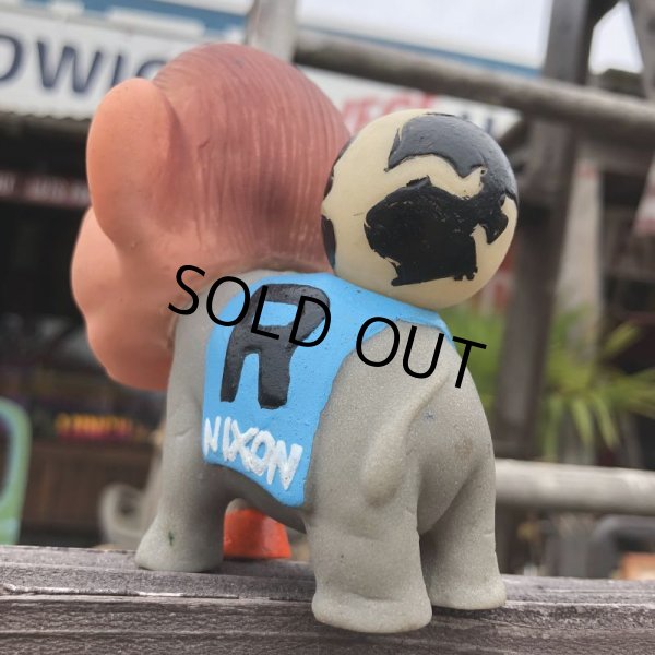 画像5: 60s Vintage Richard Nixon GOP Republican Elephant Vinyl Doll (B169) (5)