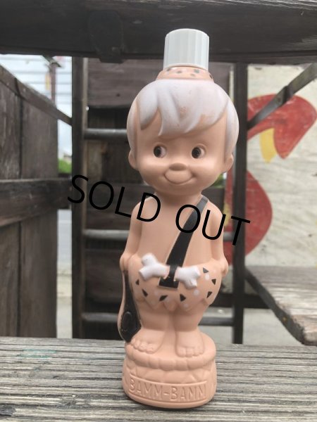 画像1: Vintage Bubble Bath Soaky Bottle The Flintstones Bamm-Bamm (B183) (1)