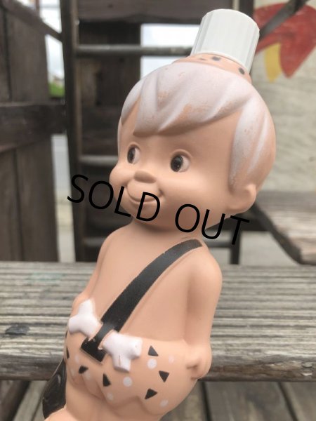 画像7: Vintage Bubble Bath Soaky Bottle The Flintstones Bamm-Bamm (B183) (7)