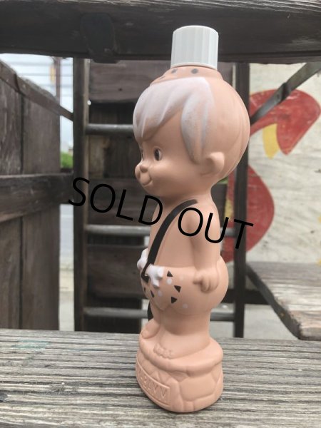 画像4: Vintage Bubble Bath Soaky Bottle The Flintstones Bamm-Bamm (B183) (4)