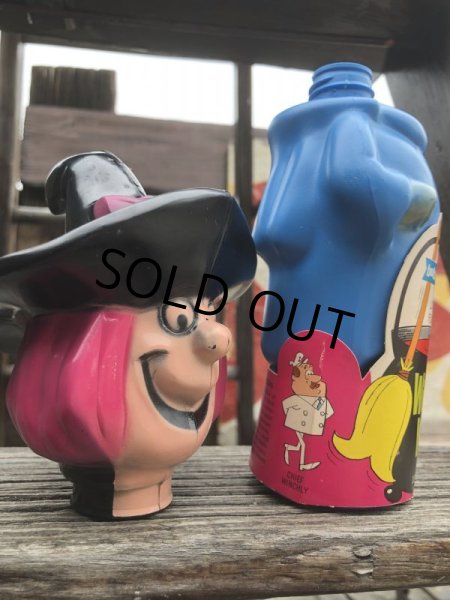 画像5: Vintage Bubble Bath Soaky Bottle Winsome Witch  (B191) (5)