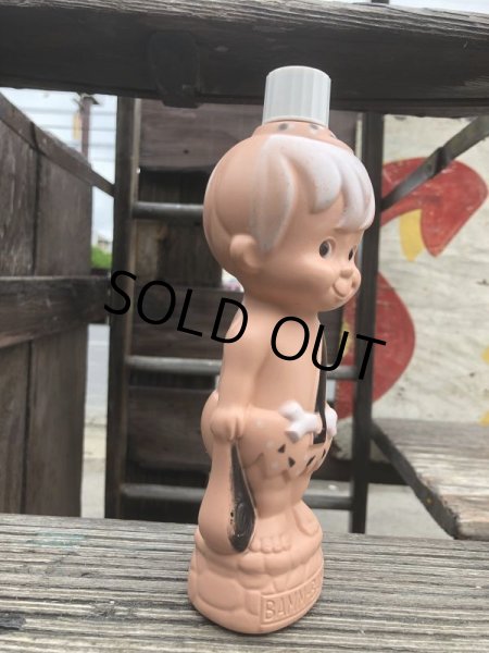 画像2: Vintage Bubble Bath Soaky Bottle The Flintstones Bamm-Bamm (B183) (2)